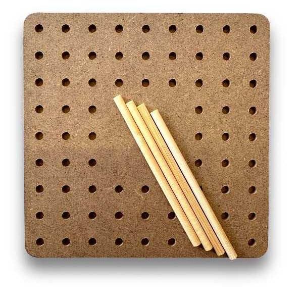 Hovedbilde Trebrett for blokking 30x30 cm